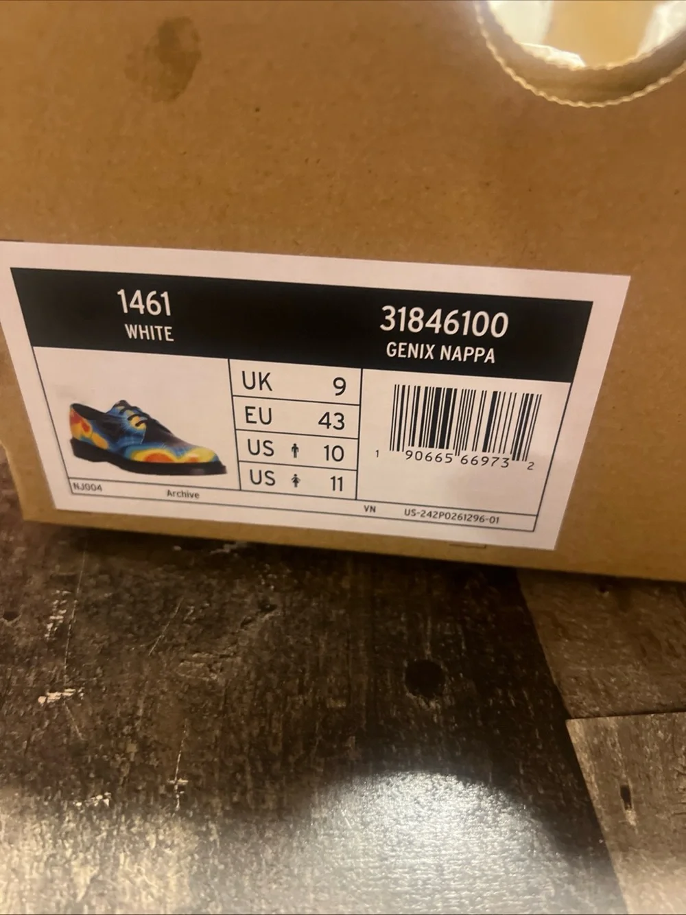 Dr. Martens vibrant multicolor